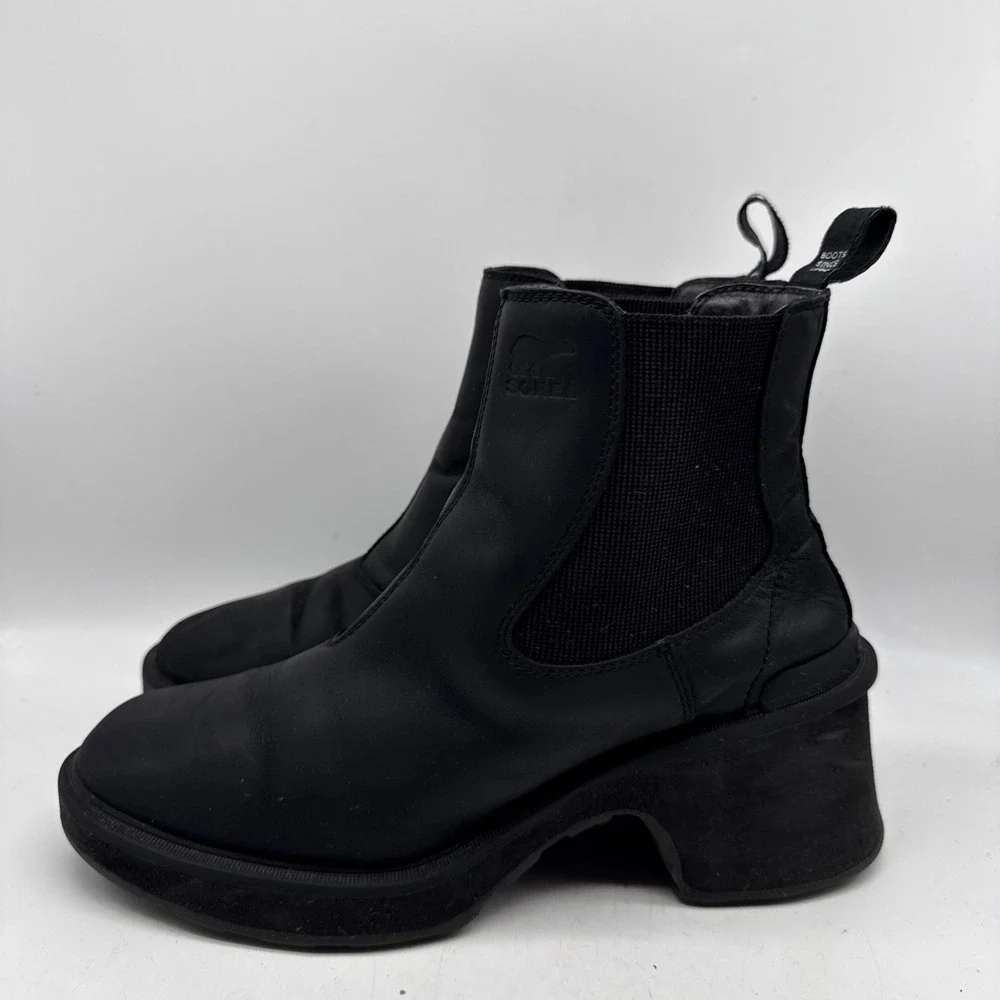 Sorel Chelsea Heel Boot 10 Hi- Line Chunky Lug Sole Gorpcore Edgy Streetwear